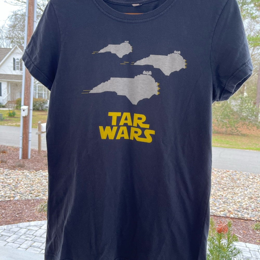 Womens Pass The Gravy Tar Wars Graphic T-Shirt USA 100% Carolina Cotton